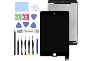 GBOLE 7.9" Screen Replacement for iPad mini 5 A2133 A2124 A2125 A2126 LCD Display Touch Glass Screen Digitizer Panel Assembly Replacement Part with Tools - Black
