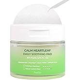 FreeGo Calm Heartleaf Daily Soothing Pad (100 Pads), K-Beauty Korean Skincare Facial Toner Pads for Sensitive or Pimple-Prone Skin, Instant Soothing Skin Repair, Korean Skin Care for Dark Spots