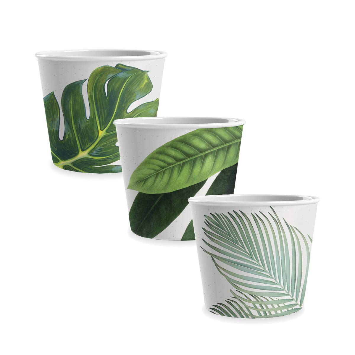 Set 3 Amazon Floral Ice Cream Bowls 11.5Cm