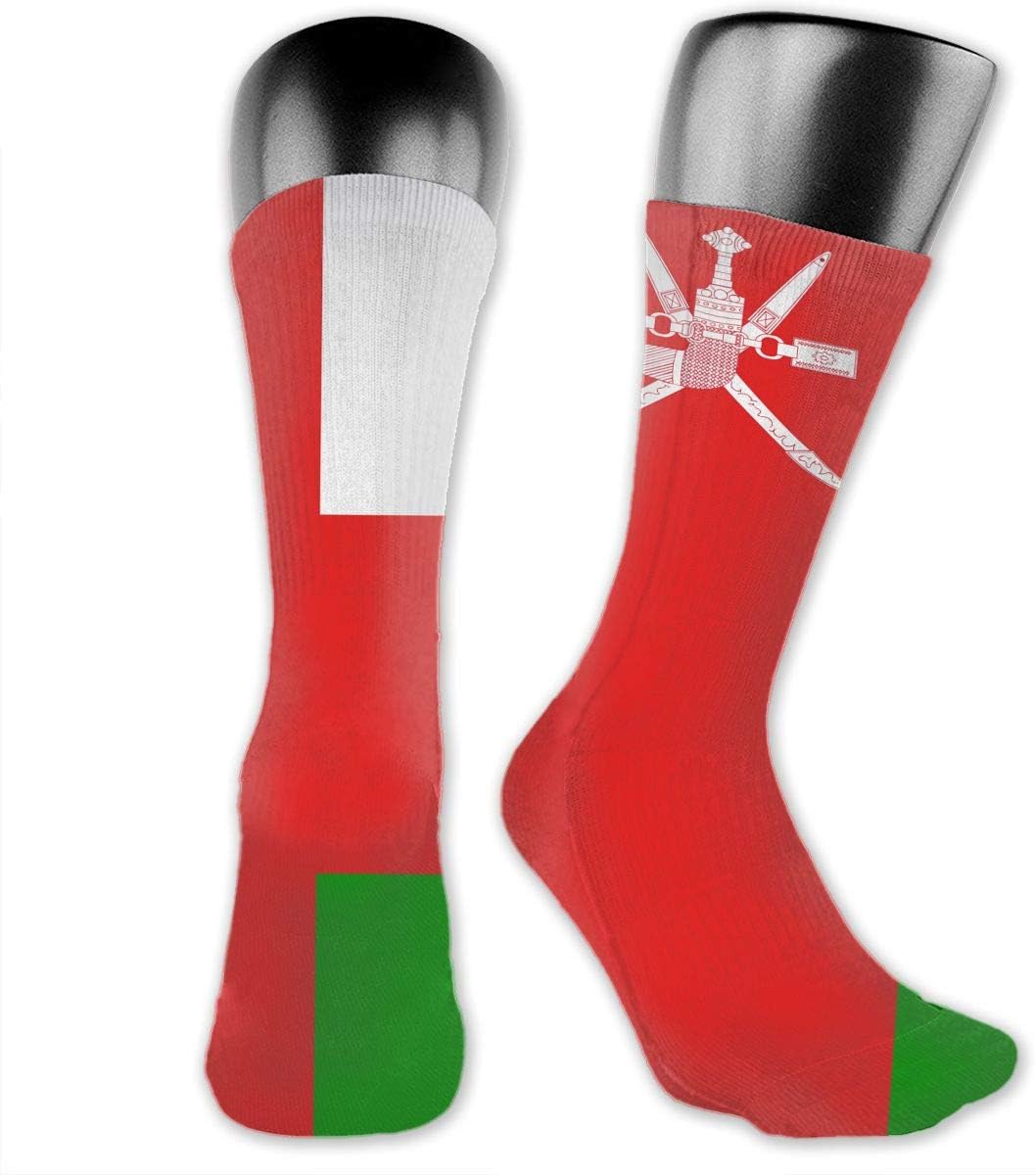 Oman Large Flag Unisex Compression Socks Sports 3D Printed Stocking Running&Fitness Thich-high Long Length Socks