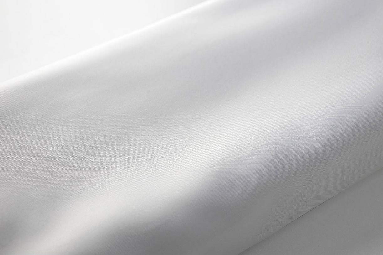 WG WHITE ANTI-BACTERIAL FABRIC SHOWER EXTRA LONG AND EXTRA WIDE AND EXTRA SHORT CURTAIN WITH WEIGHTED HEM - VARIOUS SIZES - MACHINE WASHABLE (240 CM WIDE X 180 CM LONG)
