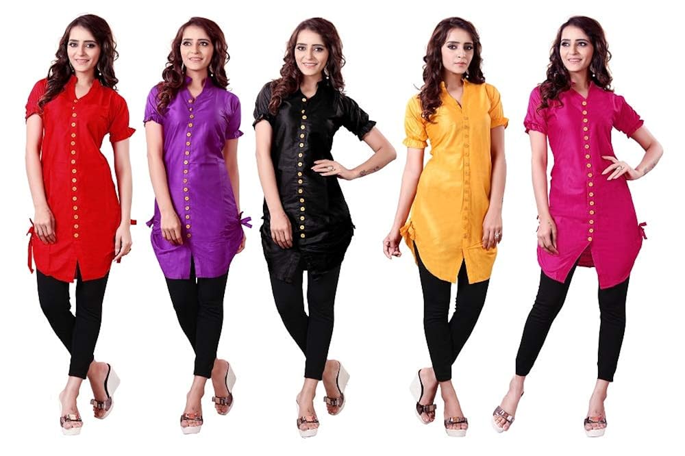 regent fashion cotton shirt kurti & kurta full stitch(m,l,xl,xxl)