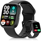 Smart Watch for Men Women, 1.83" HD, Alexa Built-in, Bluetooth 5.3 Calls & Notifications, IP68 Waterproof,100+ Sport Modes,Fi