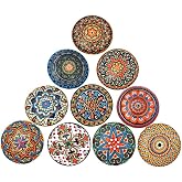 JGARTS 10 x Mix Vintage Look Flower Ceramic Knobs Door Handle Cabinet Drawer Cupboard Pull Mandala Xfer new