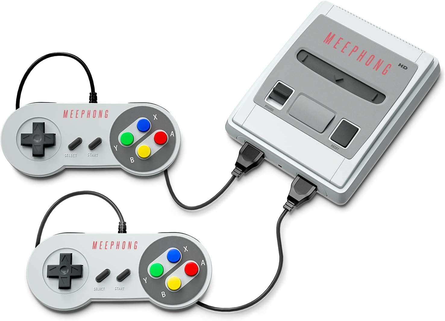 MEEPHONG Super Famicom Classic Game Console, HDMI HD SFC Classic Retro Video Game Console