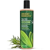 Desert Essence Tea Tree Replenishing Shampoo with Peppermint, 12.7 oz | Deeply cleanses while restoring moisture balance for a refreshed scalp and healthy-looking shine
