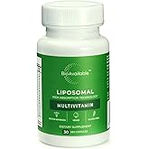 BioAvailable Liposomal Multivitamin | 30 Capsules | Maximum Absorption | Vegan & Gluten-Free