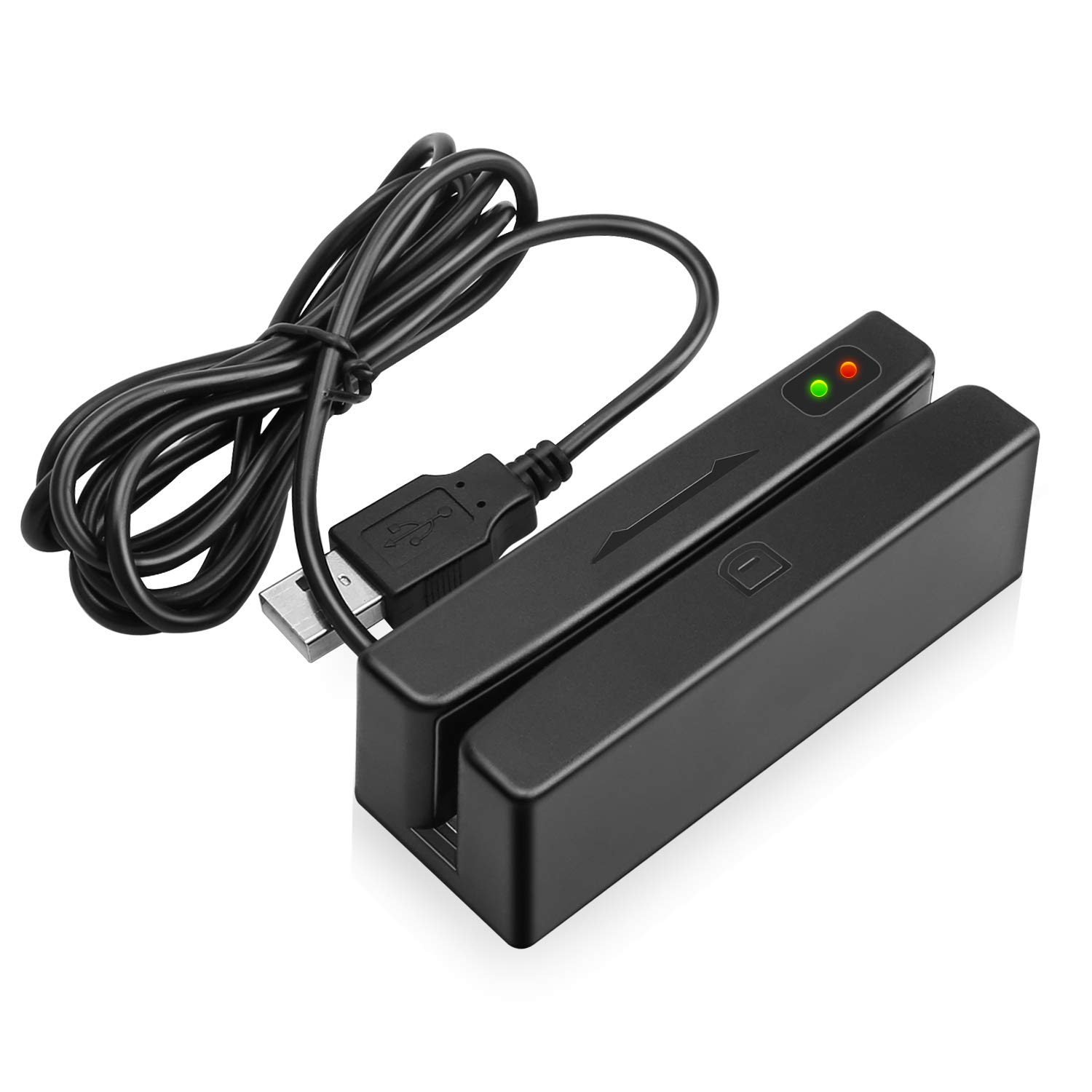 SZiTW MSR98 Bi-Direction Swipe Card Reader USB PCSC Mini Credit Card 3 Track Hi Lo Co Magnetic Reade