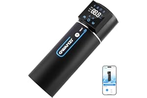 GWANZI 1HP Whole House Water Pressure Booster Pump 90PSI 115V Automatic Variable Speed Penmanent Mangnet Motor Constant Pressure Wireless App Control Low Noise Compact Design for Home House Villa Apartmen