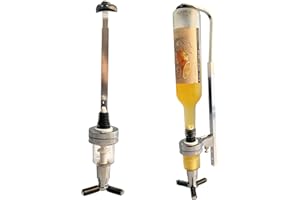 1-Bottle House Liquor Dispenser Wall Mounted Liquor Dispenser Bar Butler Bracket Alcohol Station Whisky Cocktail Tap Home Bar Accessories by GWENBHMTOOL