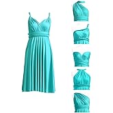Short Infinity Bridesmaid Dresses Convertible Wrap Midi Multiway Dress