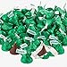 LaetaFood Bag - Hershey's Kisses Milk Chocolate Candy, Green Foils (Pack of 2 Pound)
