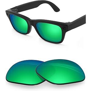 BLAZERBUCK Anti-salt Polarized Replacement Lenses for Ray-Ban Meta Blayzer Optics (Gen 2) RW7001 50mm Sunglass