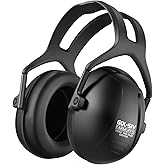 GOL-SIV 35dB Ear Protection for Shooting,Noise Reduction Earmuffs,Sound Proof Hearing Protection For Construction,Gun Range,Airport,Lawn Mowing,Black