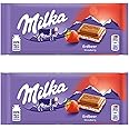 Milka Strawberry Yogurt Chocolate, 2 x 100 g