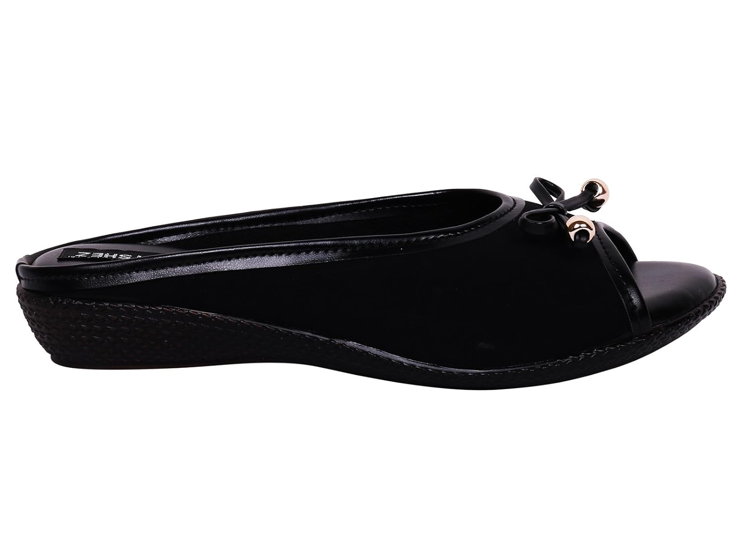 footshez new arrival best hot selling women's black casual flats low price sale