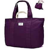 Bagelite 22'' 50L 100% Cotton Oversized Travel Tote Bag for Women - Tear-Resistant, Overnight/Weekend/Beach Bag