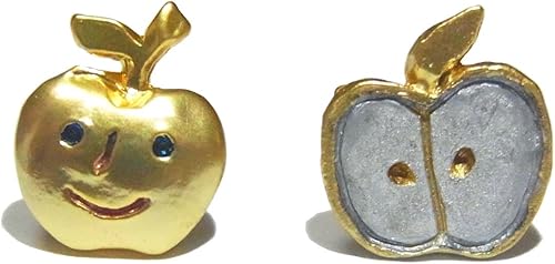 Amazon パルナートポック Palnart Poc アップル氏 ピアス 林檎 リンゴ りんご フルーツ 果物 アクセサリー おもしろ カワイイ Apple かわいい 誕生日 プレゼント 女性 雑貨 スタッド ピアス 通販
