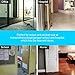 Big Door Stopper 2 Packs Heavy Duty Wedge Rubber Door Stop Works on All Floor Surfaces Height up to 1.9 Inches Non-Scratching Doorstops Special for Home Office School Heavy Door