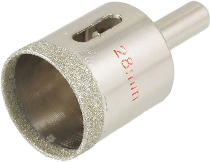 28mm Diameter Hole Saw Cutter for Glass Ceramic Tile Amazon.co.uk DIY