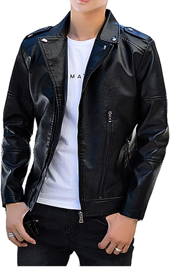 Amazon ジャケットメンズ レザージャケット ライダースジャケット