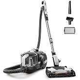 Kenmore 500 Series Bagless Canister Vacuum with Hair Eliminator Brushroll | 2-Motor Cyclonic Technology, HEPA Filtration, 24' Auto Cord Rewind for Pet, Carpets, Hard Floors, Stairs, Upgrade DC5070.01