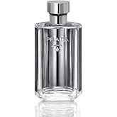 Prada L'homme for Men Eau de Toilette Spray, 3.4 Ounce (Tester/Plain Box), clean