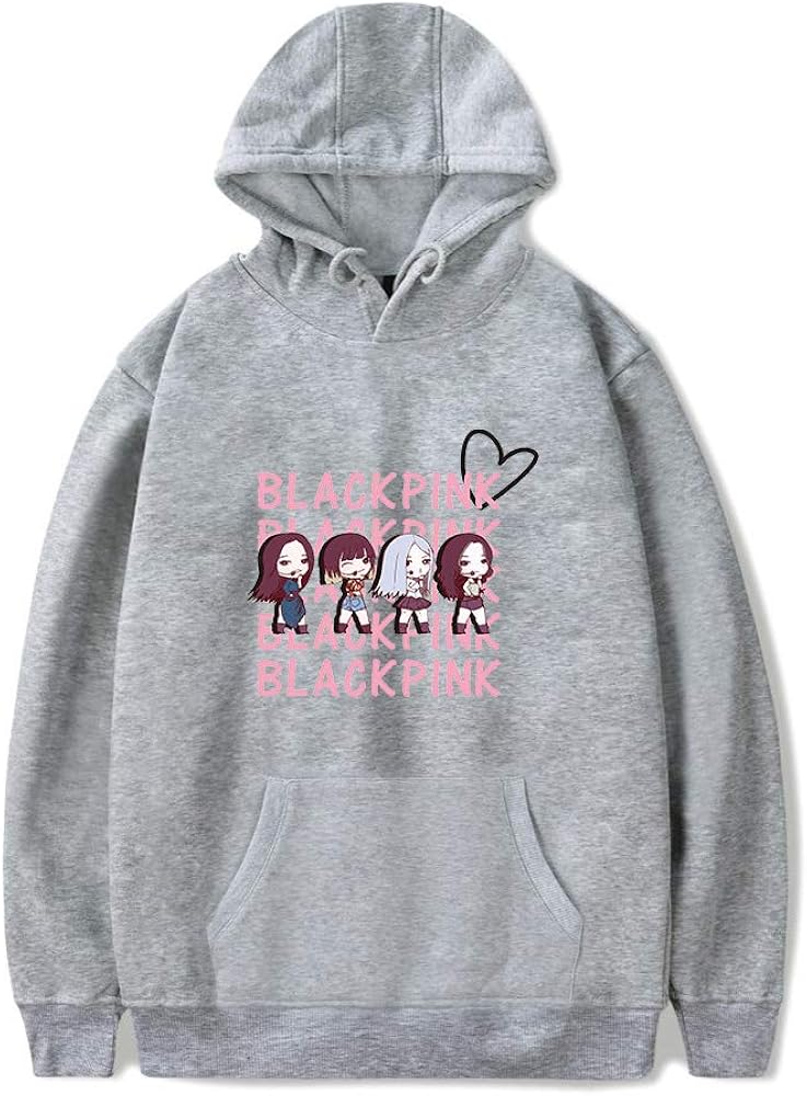 Amazon.com: Mens Womens Trendy Hoodie BLACKPINK Fans Support Kpop Girl's Group Plus Size 