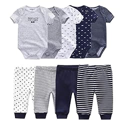 Baby Layette Set Baby Boys' 9-Piece Bodysuits Pants