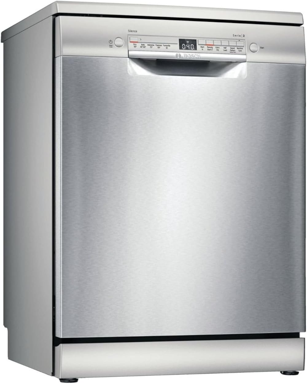 Bosch Dishwasher 12 Place Settings WiFi Freestanding Silver