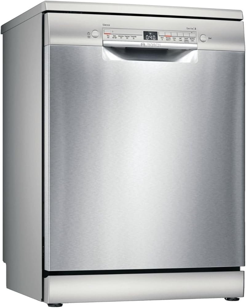 Bosch Dishwasher 12 Place Settings WiFi Freestanding Silver