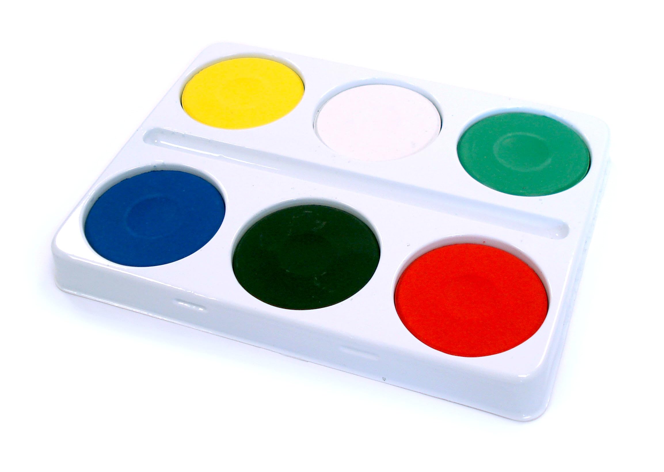 Major Brushes 6 Large Watercolour Blocks & Palette for Kids