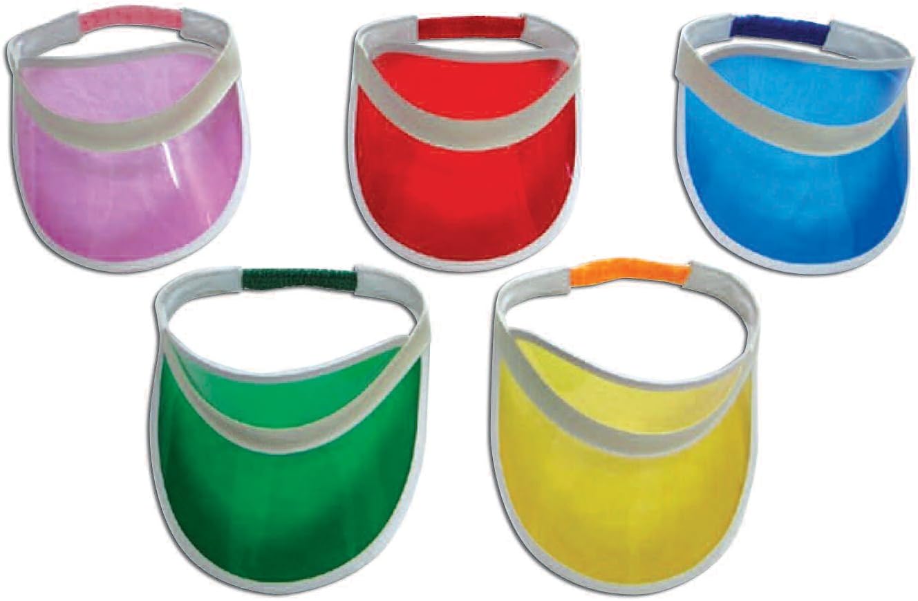 Neon retroPack of 10 sunvisors