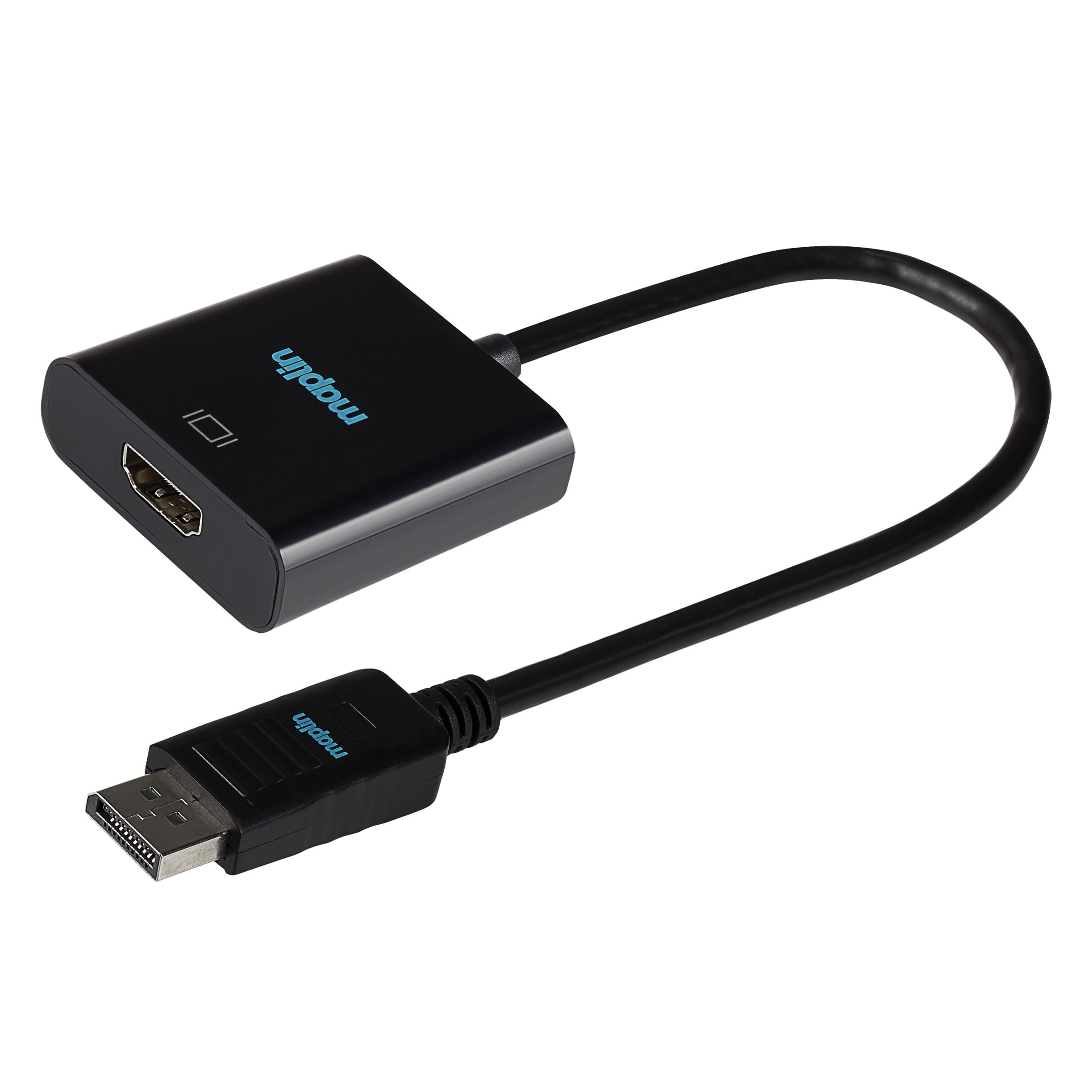 Maplin DisplayPort to HDMI Female Adapter, 0.23m Cable