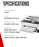 Canon MAXIFY GX1050 All-in-One MegaTank Printer Colour Windows WiFi Ethernet USB view 6
