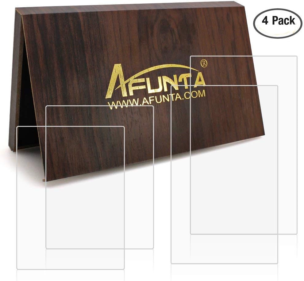 AFUNTA Screen Protector Compatible Nintendo 2DS XL, 2 Pack (4 Pcs) Tempered Glass for Top and Bottom Screen, 2DS Protective Films Accessory: Computers & Accessories
