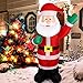 Albrillo Inflatable Christmas Decorations Outdoor 6 FT Tall Blow up Christmas Inflatables Santa Clause with Light, Ideal for Indoor Outdoor Party Yard