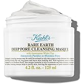 Kiehl's Rare Earth Deep Pore Cleansing Mask, Pore-Minimizing Face Mask for Clogged Pores, Detoxifies & Refines Skin, Absorbs 