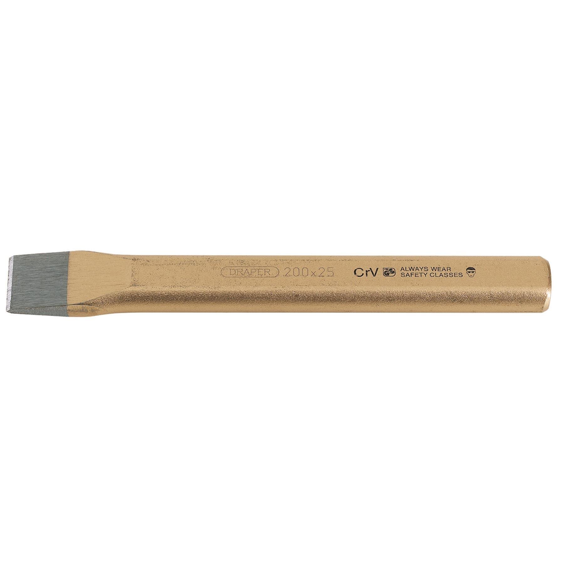 Draper 51629 95 Expert Flat Cold Chisel, 25mm x 200mm