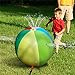 Splash and Spray Ball, HALOFUN 29.5in-Diameter Inflatable Sprinkler Water Ball Outdoor Fun Toy for Hot Summer Swimming Party Beach Pool Play