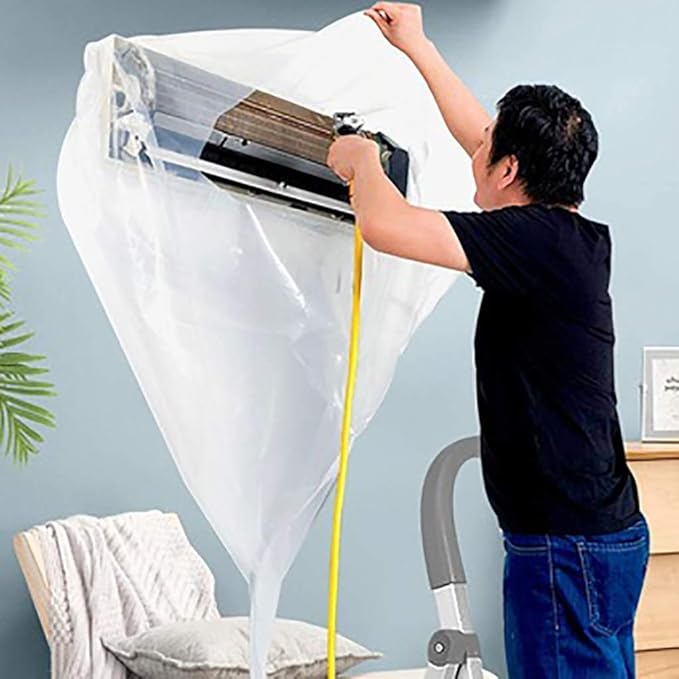 Waterproof Cleaning Cover, Air Conditioner Cleaning Dust Protection