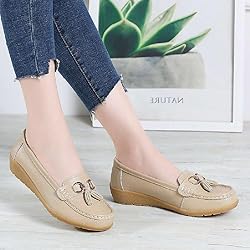 Women's Genuine Leather Platform Loafers Classic