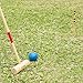 LULULION Croquet Set for Kids and Adults - Includes Extra Large Carrying Bag - 6 Players, Durable Hardwood Material, Deluxe Croquet Game Set for Family, 31-Inch