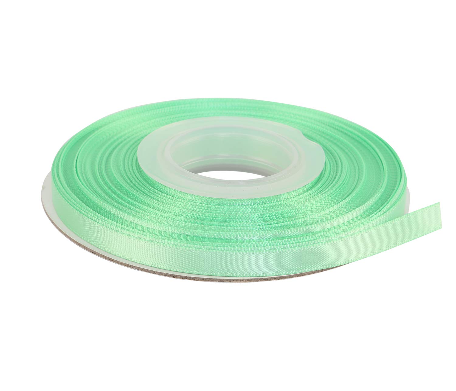 Ribbonitlux 6mm Wide Double Face Satin Ribbon 22 Meters (530-Mint, Set for Gift Wrapping, Party Decor, Sewing Applications, Wedding and Craft