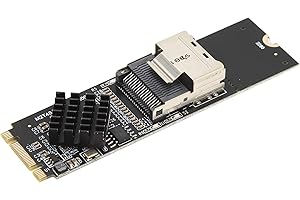M.2 NVME to SFF 8087 SATA3.0 Expansion Card, Mini SAS SATA HDD Adapter 36PIN for 10 11.