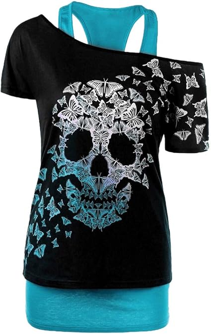 ladies skull top