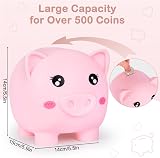 MHJY Unicorn Piggy Bank for Kids Unbreakable Resin Large Saving Box view 5