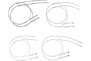 Be In Your Mind 8PCS Violin Strings Full Set (G-D-A-E) Steel Core Compatible with Sizes 4/4 and 3/4 Steel Strings with Nickel