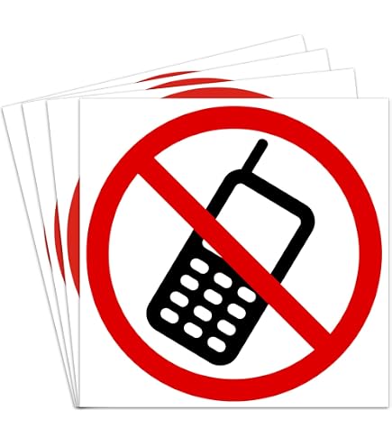 EW Designs 'No Cell Phone Zone' Vinyl Decal Sticker - 5 Inch, Outdoor Durable For Car, Laptop, Window - View #7