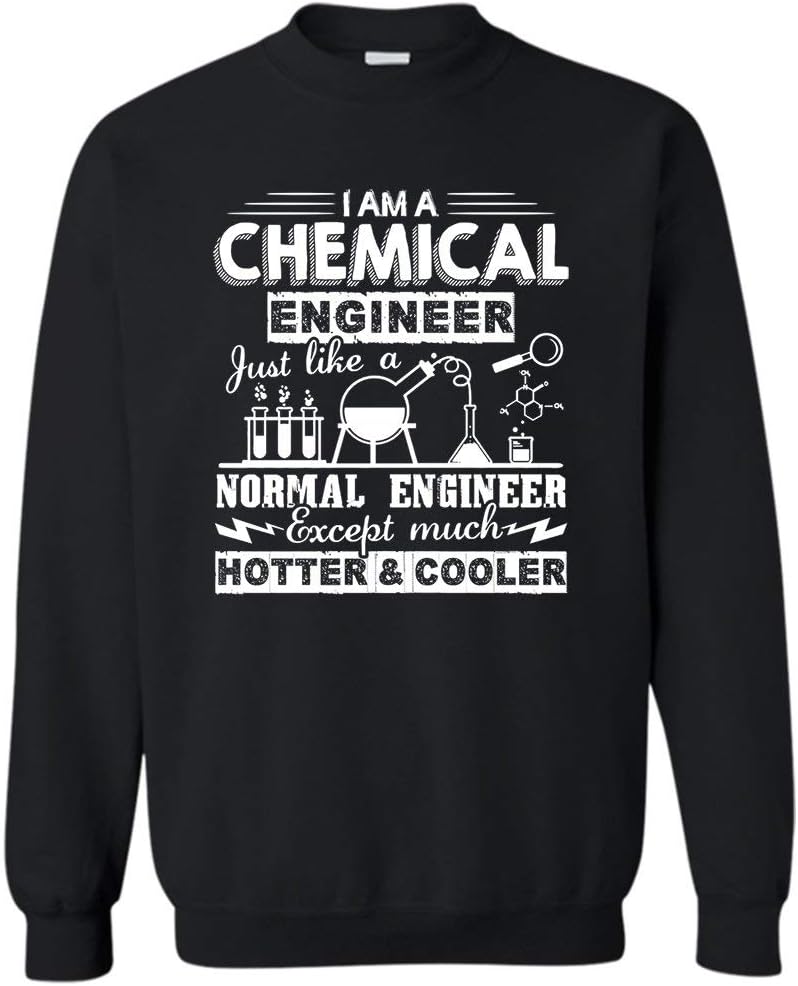 TeeZaa Hotter Chemical Engineer Men Outerwear T Shirts, Women Sweatshirt